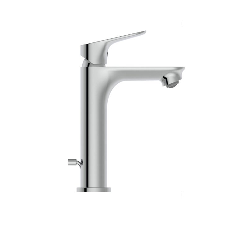 Изображение товара Смеситель для раковины Ideal Standard CeraLife O BE008AA хром, однорычажный с донным клапаном
