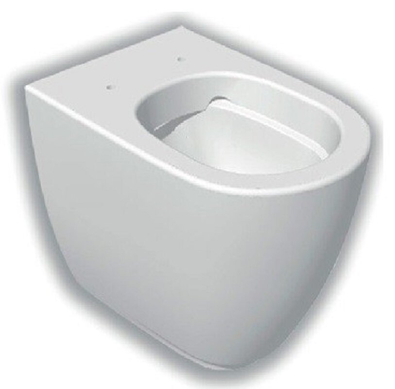 Изображение товара Приставной унитаз Hatria Fusion A0Y1ZA25, безободковый, цвет белый матовый