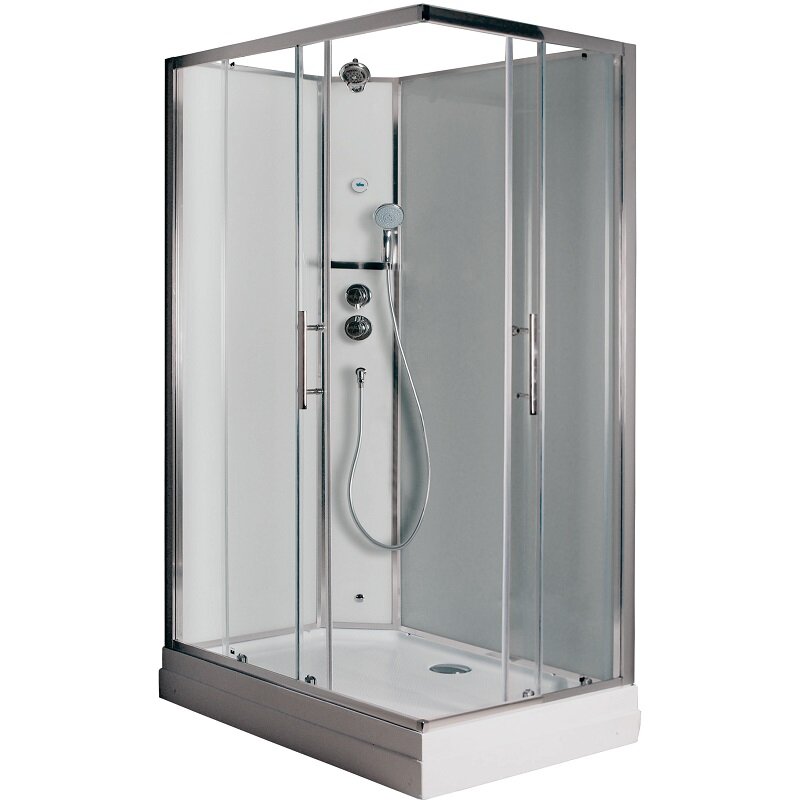 Изображение товара Душевая кабина Timo Premium ILMA102L/ILMA102R 120x80 см с хамам крышей и полочками