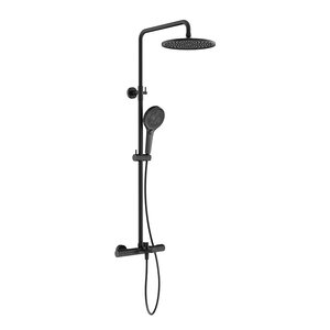 Изображение товара Душевая система Sancos Etna SC9008MB, термостатическая, черная матовая