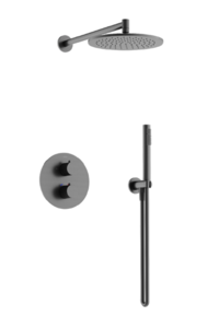 Изображение товара Душевая система Sancos Etna SC9010GG, термостатическая, вороненая сталь