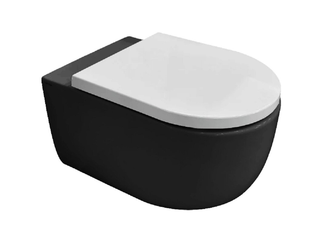 Изображение товара Подвесной унитаз Hatria Futura A0Y9BA08 безободковый антрацит