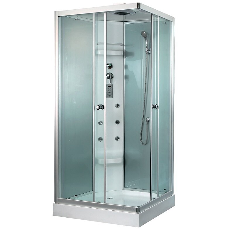 Изображение товара Душевая кабина Timo Lux TL-1504L-T-TL-1504R-T с хамам, 110x85 см, хром