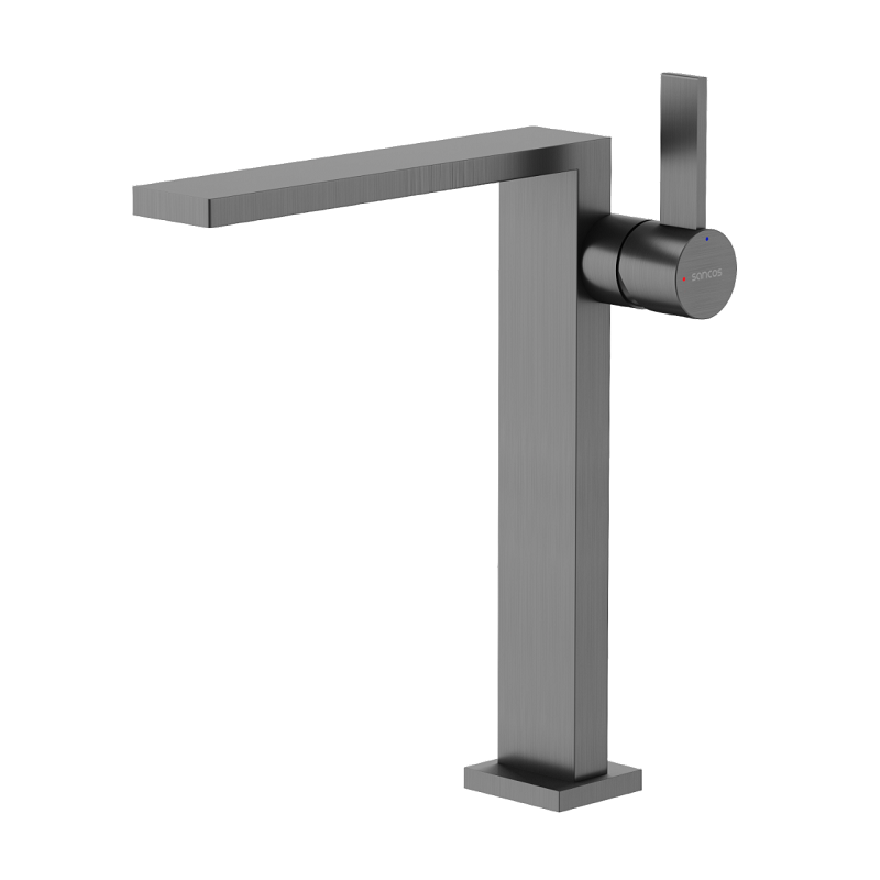 Изображение товара Смеситель для раковины Sancos Linn SC9020GG вороненая сталь