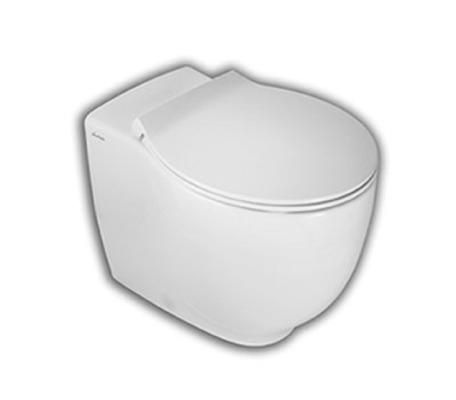 Изображение товара Приставной унитаз безободковый Hatria Le Fiabe Y1E701 белый современные размеры