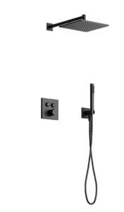 Изображение товара Душевая система Sancos Linn SC9022MB, термостатическая, черная матовая