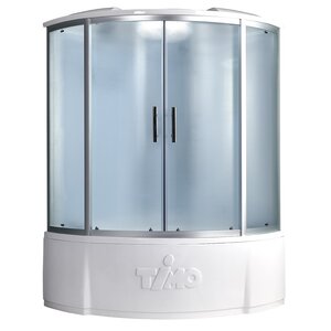 Изображение товара Душевая кабина Timo Standart T-6635SF-T-STUN 130x130 см с матовым стеклом и хром профилем