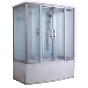 Изображение товара Душевая кабина Timo Standart T-6650SF-T-STUN, 150 x 88 см, стекло матовое, профиль хром, хамам