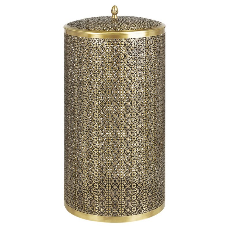 Изображение товара Корзина для мусора Migliore Complementi 24736 44 л бронза ажурная