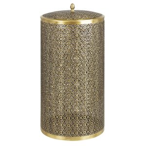 Изображение товара Корзина для мусора Migliore Complementi 24736, ажурная, 44 л, бронза