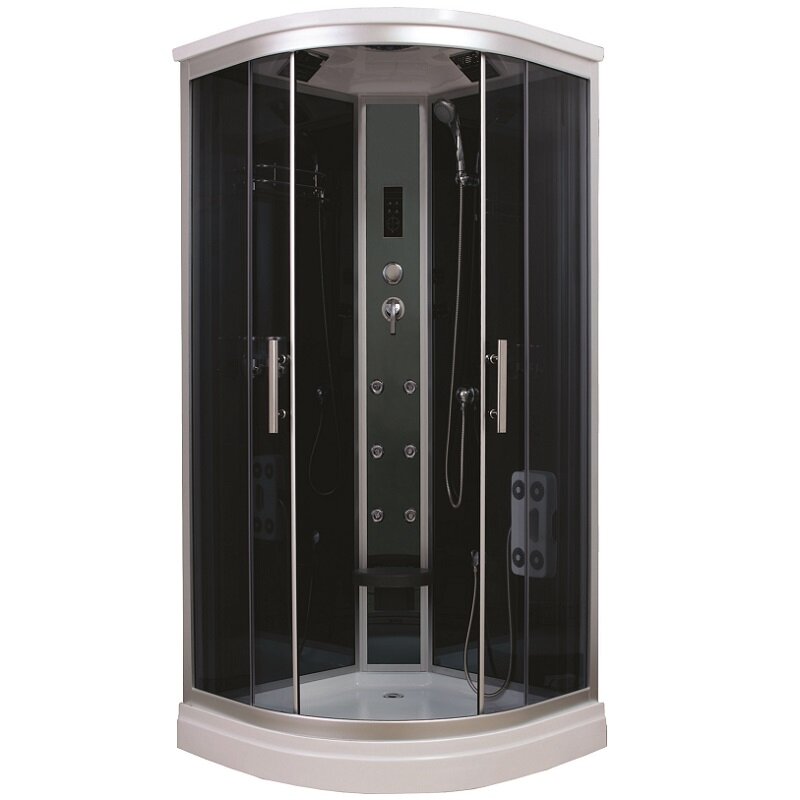 Изображение товара Душевая кабина Timo Standart T-1101-T-STUN 100x100 см с хамам и тропическим душем