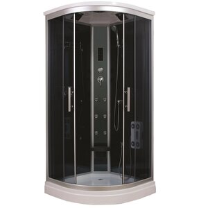 Изображение товара Душевая кабина Timo Standart T-1109-T-STUN, 90 x 90 см, стекло тонированное, профиль хром, хамам