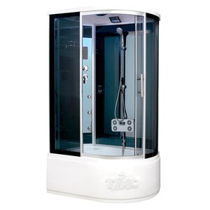 Изображение товара Душевая кабина Timo Standart T-1120L-T-STUN/T-1120R-T-STUN, 120 x 85 см, левая/правая, стекло тонированное, профиль хром, хамам