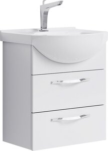 Изображение товара Тумба под раковину Aqwella Аллегро 50, подвесная, белый, Agr.01.05/2