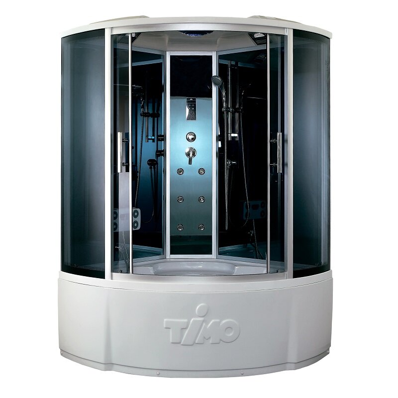 Изображение товара Душевая кабина Timo Standart T-1125-T-STUN, 120 x 120 см, стекло тонированное, профиль хром, хамам Изображение товара Душевая кабина Timo Standart T-1125-T-STUN, 120 x 120 см, стекло тонированное, профиль хром, хамам