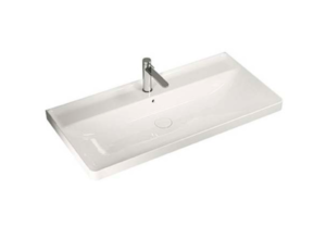 Изображение товара Раковина Hatria Canalgrande Y1EL01 100 см фаянс белая для ванной комнаты