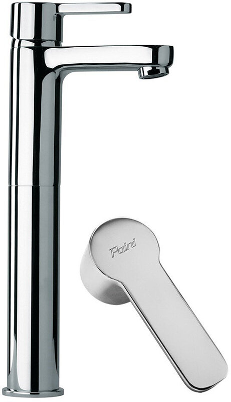 Изображение товара Смеситель Paini Arena 92CR211 для раковины с донным клапаном 1 1/4, ручка Flat