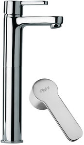 Изображение товара Смеситель Paini Arena 92CR211 для раковины с донным клапаном 1 1/4, ручка Flat, (92CR211LLBLFTSSRKM)