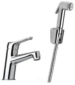 Изображение товара Смеситель Paini Bios 05CR205/574 для раковины с гигиеническим душем