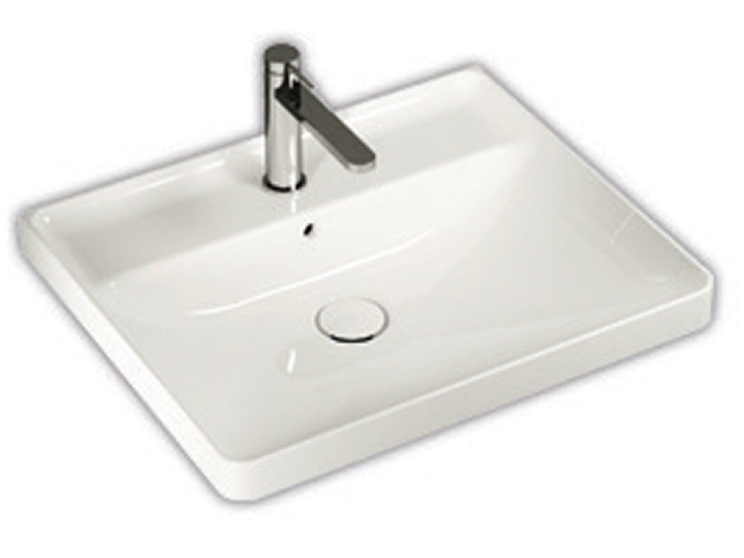 Изображение товара Раковина Hatria Canalgrande Y1EJ01, 60 см, фаянс, подвесная, белая
