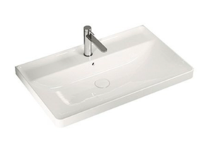 Изображение товара Раковина Hatria Canalgrande Y1EK01 80 см из фаянса, подвесная, белая