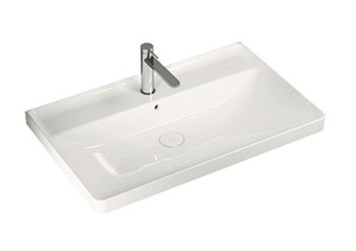 Изображение товара Подвесная раковина Hatria Canalgrande Y1EK01 80 см из фаянса
