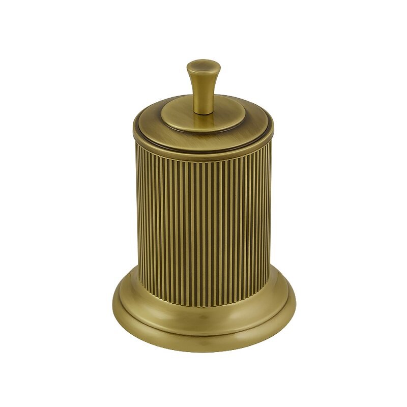 Изображение товара Настольная баночка из латуни с бронзовым покрытием для хранения мелочей