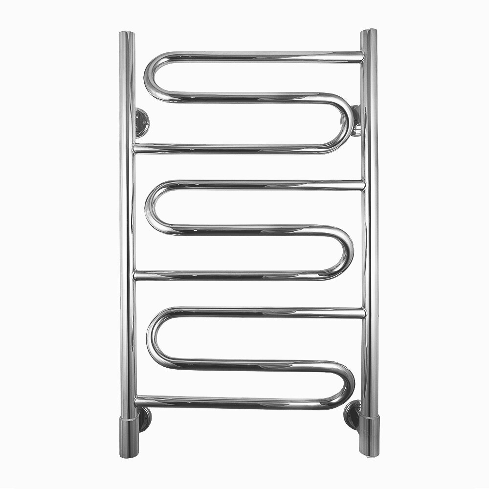 Изображение товара Электрический полотенцесушитель Energy Bravo 80x50 из нержавеющей стали с зеркальной поверхностью