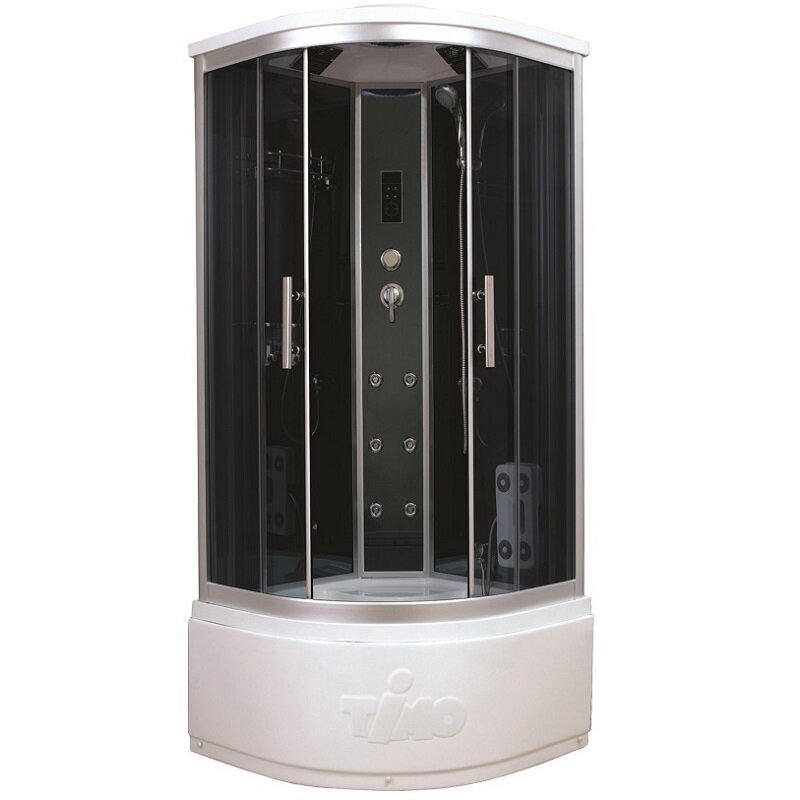 Изображение товара Душевая кабина Timo Standart T-1190-T-STUN, 90 x 90 см, стекло тонированное, профиль хром, хамам Изображение товара Душевая кабина Timo Standart T-1190-T-STUN, 90 x 90 см, стекло тонированное, профиль хром, хамам