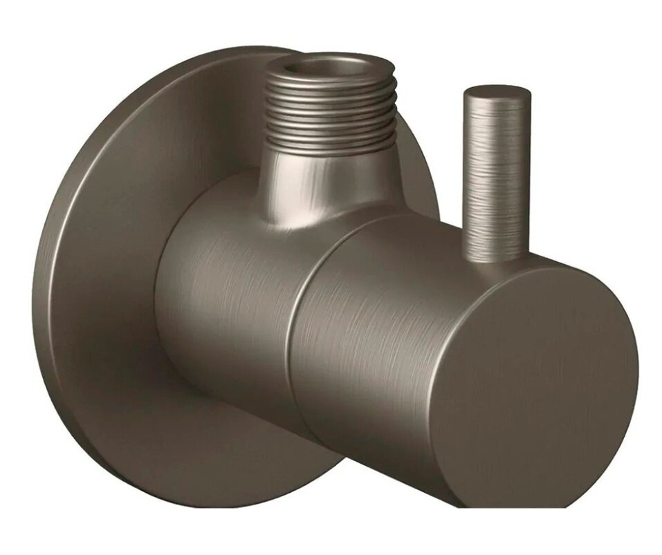 Изображение товара Угловой вентиль Ravak X01830 универсальный графит 1/2"x3/8" латунь