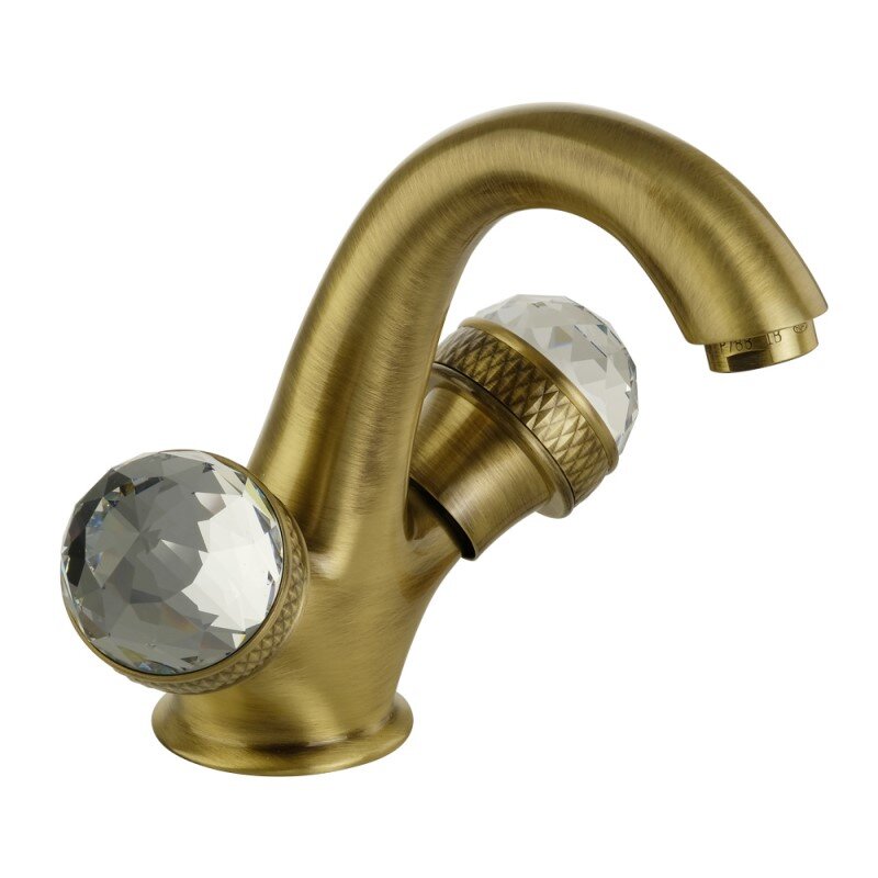 Изображение товара Смеситель для раковины Migliore Axo Swarovski бронза двухзахватный