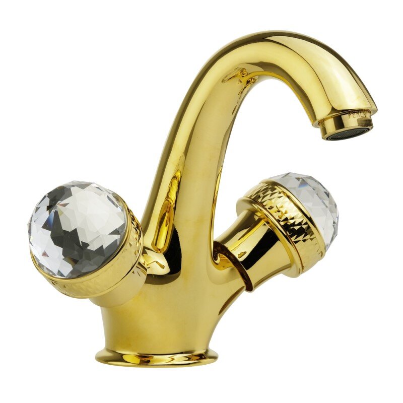 Изображение товара Смеситель Migliore Axo Swarovski 18510 для раковины, цвет золото