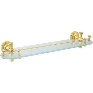 Изображение товара Полка Migliore Fortuna 27669, стеклянная, золото