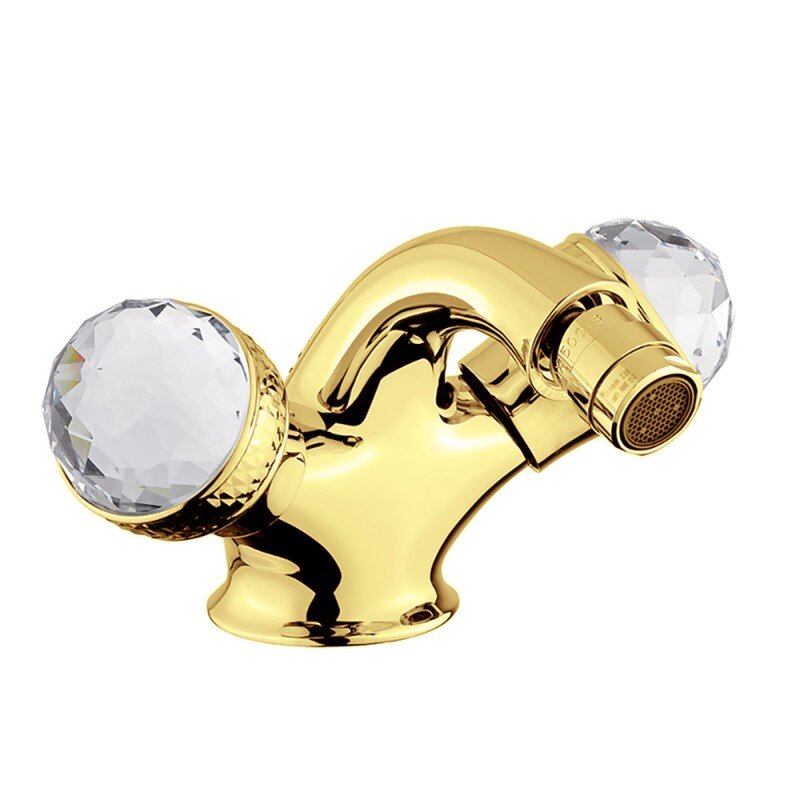 Изображение товара Смеситель для биде Migliore Axo Swarovski 18503 злато двухзахватный