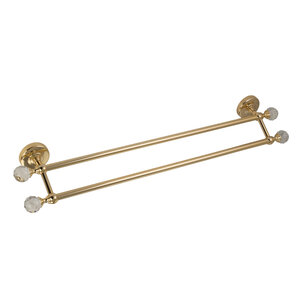 Изображение товара Полотенцедержатель двойной Migliore Amerida 16606 золото 59.8 см, Италия
