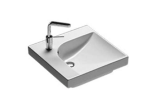 Изображение товара Раковина Hatria Grandangolo YXFA01 50 см белая фаянсовая подвесная