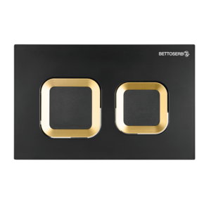 Изображение товара Клавиша смыва Bettoserb Smart 40006489, механическая, черная матовая/золото