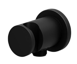 Изображение товара Шланговое подключение Ravak 706.20, X07P572 с держателем, черный матовый