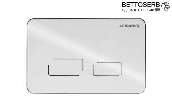Изображение товара Сенсорная клавиша смыва Bettoserb Sensorio 40006490 белая для унитаза