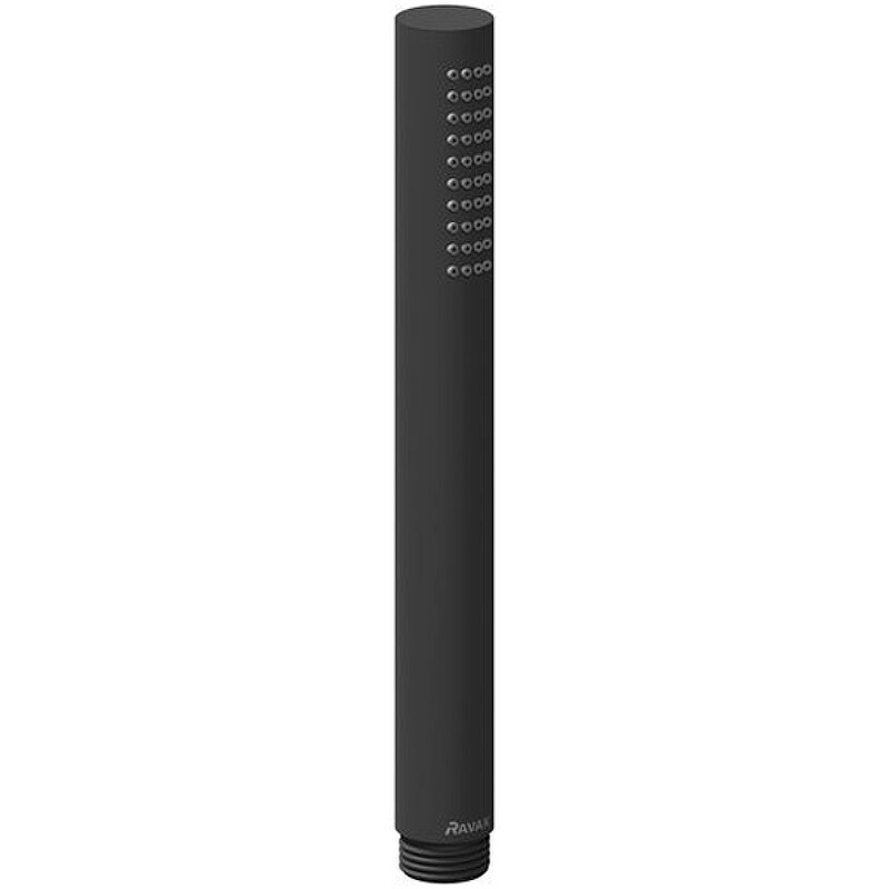 Изображение товара Душевая лейка Ravak 951.20BLM с одним режимом в черном матовом цвете Изображение товара Душевая лейка Ravak 951.20BLM с одним режимом в черном матовом цвете