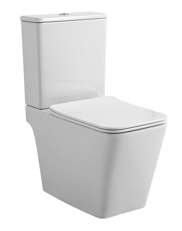Изображение товара Напольный унитаз Aquatek Либра New AQ1263NT-00, безободковый, смыв Торнадо, сиденье микролифт, белый