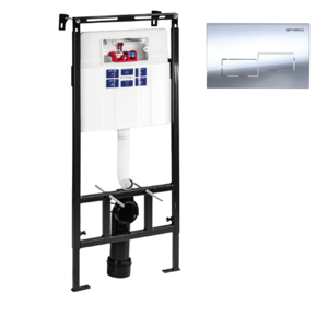 Изображение товара Инсталляция Bettoserb Sava Slim Superior SES40006482, с клавишей Bricks хром