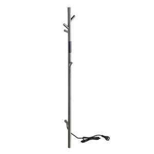 Изображение товара Полотенцесушитель электрический Bemeta 704155015, ширина 10,3 см, высота 118 см, цвет графит