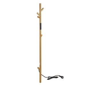 Изображение товара Полотенцесушитель электрический Bemeta 704153015, ширина 10,3 см, высота 118 см, цвет золото матовое