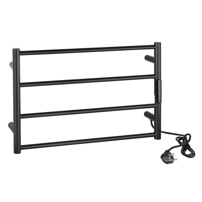 Изображение товара Электрический полотенцесушитель Bemeta 704151080 черный матовый 63 Вт
