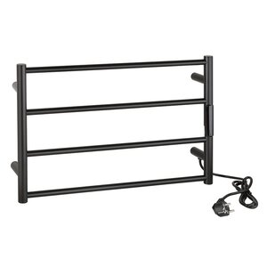 Изображение товара Электрический полотенцесушитель Bemeta 704151080 черный матовый 63 Вт