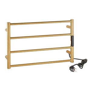Изображение товара Электрический полотенцесушитель Bemeta 704153085 56 см золото матовое