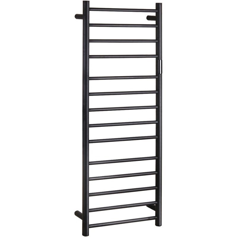 Изображение товара Полотенцесушитель электрический Bemeta 704151050, ширина 45 см, высота 132 см, диммер справа, цвет черный матовый