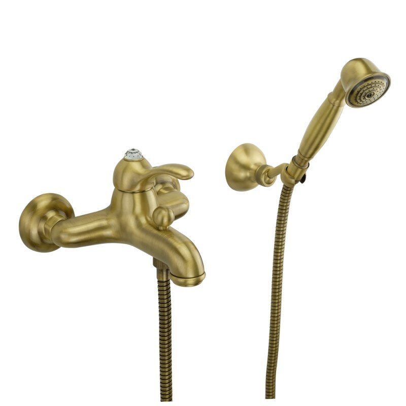 Изображение товара Модель Migliore Lem Swarovski 18874 смеситель для ванны и душа бронза