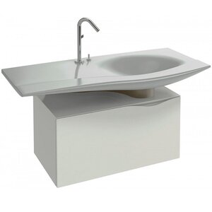Изображение товара Тумба под раковину Jacob Delafon Stillness EB2002-G1C, 80 см, цвет белый лак глянец